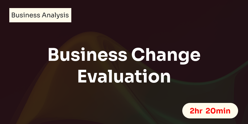 Business Change Evaluation