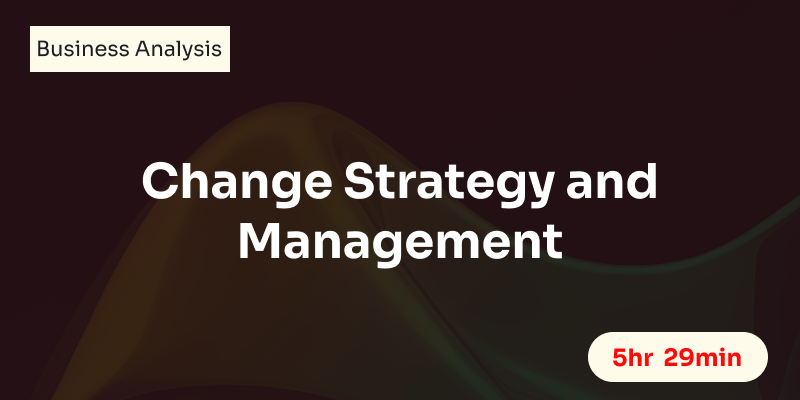 Change Strategy and Management