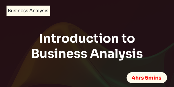 Introduction to Business Analysis