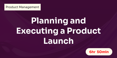 Planning and Executing a Product Launch